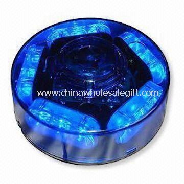 LED Car Strobe Light in Red, Blue or Amber