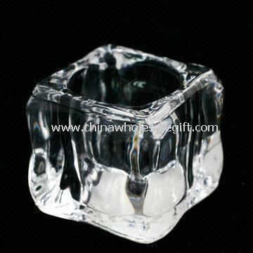 Crystal Glass Candle Holder for Promotional Purposes Used for Stick Candles