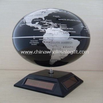 Solar rotary globe