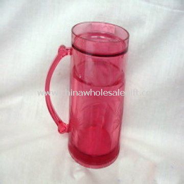 double walled acrylic ice mug beer mug