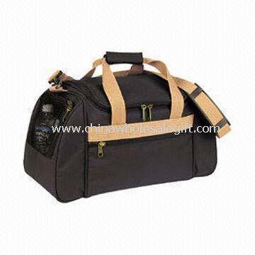 Sports/Duffle Bag with U-shaped Zippered Main Compartment