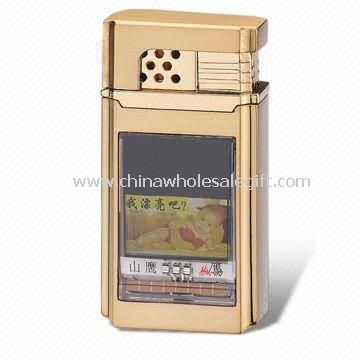 Solar Lighter, Made of Zinc-alloy