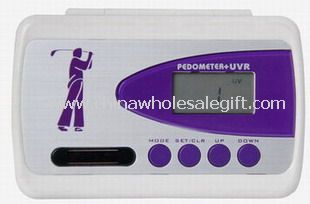 Name-card Holder Pedometer with UV Tester