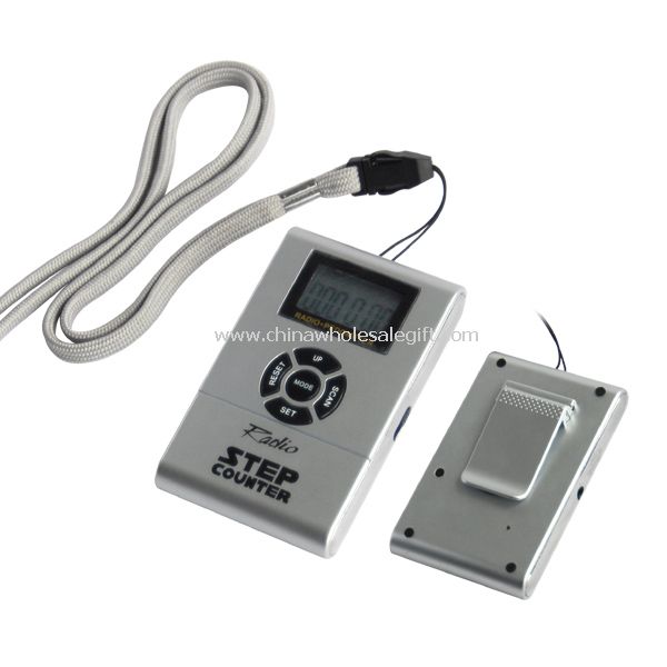 Pedometer with FM Radio