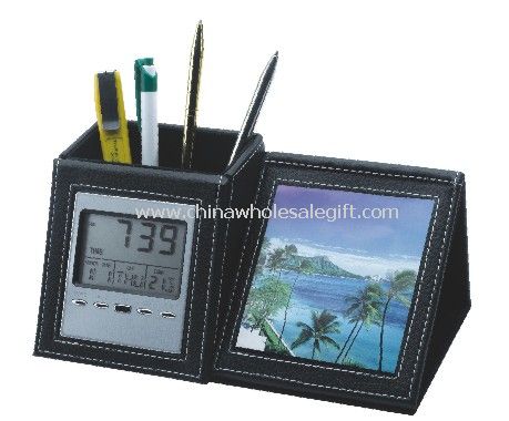 Pen Holder Calendar with Photo frame
