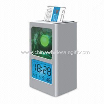 Pen Holder with Calendar Business Card Holder