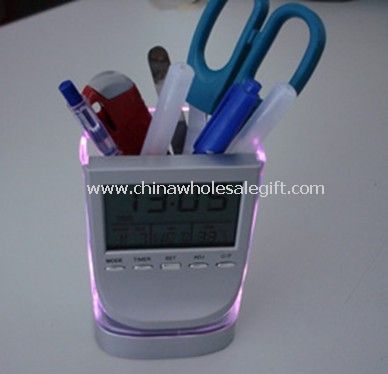 Penholder With Seven-Color Calendar