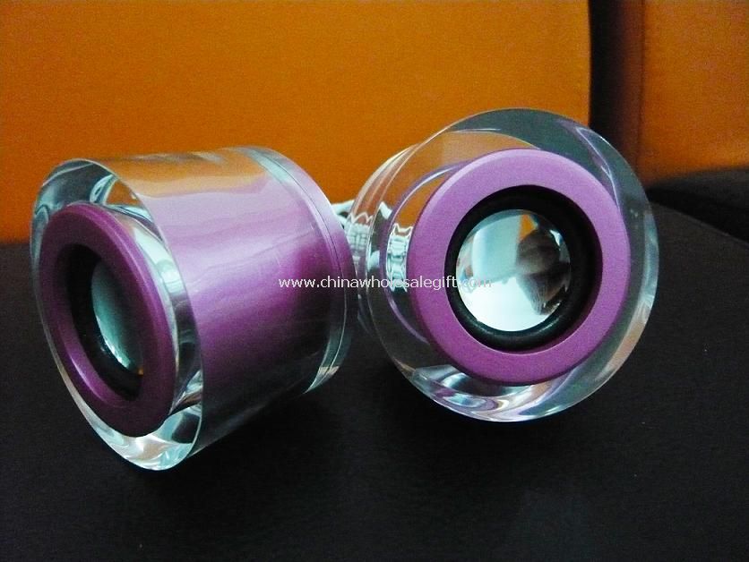 Transparent Stereo Speakers