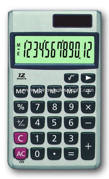 12 Digits Pocket Calculator
