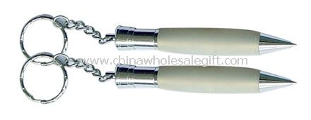 Semi-metal Pen with key ring