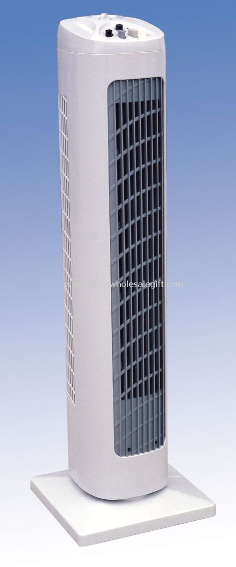Wide oscillating tower fan
