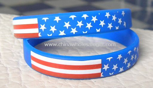 100% silicone Glow-in-Dark Awareness Bracelets