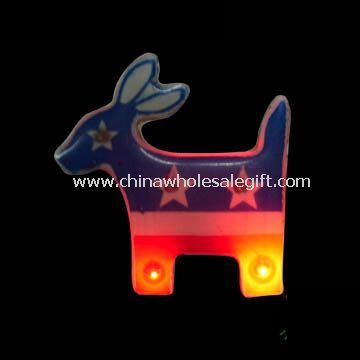 Magnetic Body Flashing Light Pin in Deer Shape