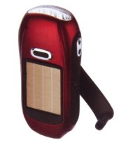 Hand Crank and Solar Power Flashlight