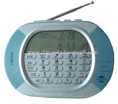 Touch Screen Calendar Clock Radio