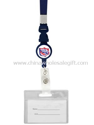 Lanyard With Round Badge Holder