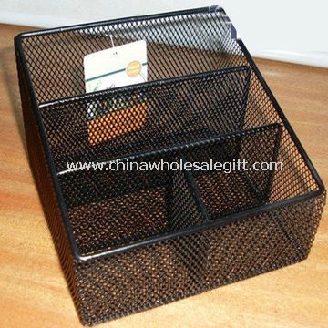 Metal Mesh Desk Organizer