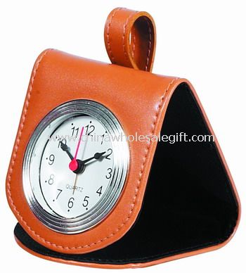 Leather Pocket Clock