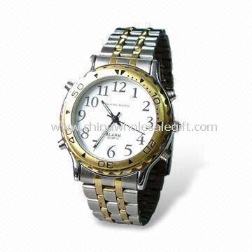 Metal Talking Watch with Perpetual Calendar