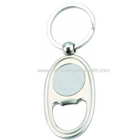 Metal Key Chain with Beer Opener