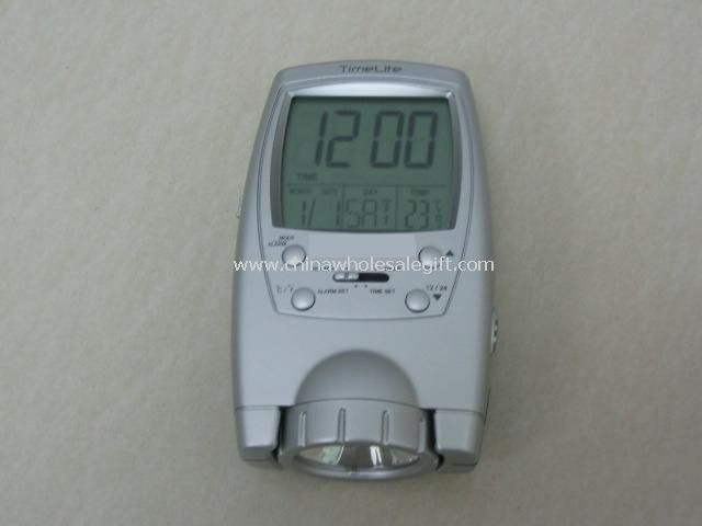 4 in 1 Flashlight Clock