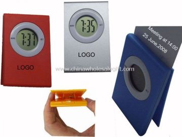 Desk Clock with Note Clip