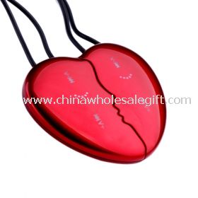 4GB Couple Necklace MP3 Player