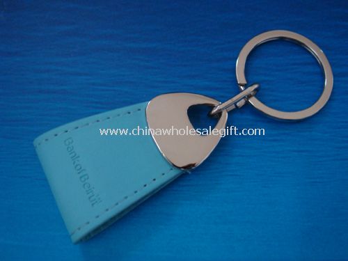 Metal&Leather Key Chain