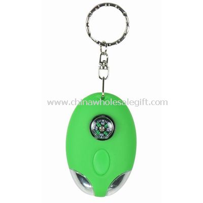 Solar and Compass Keychain