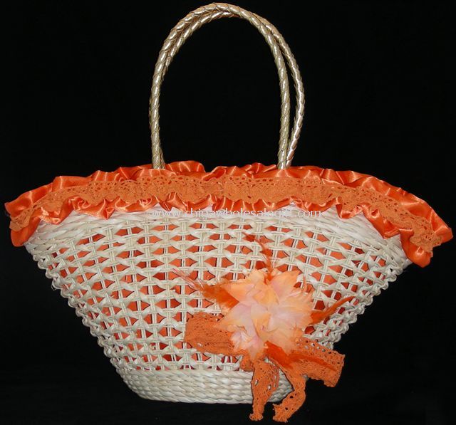 Paper Straw Tote Bag