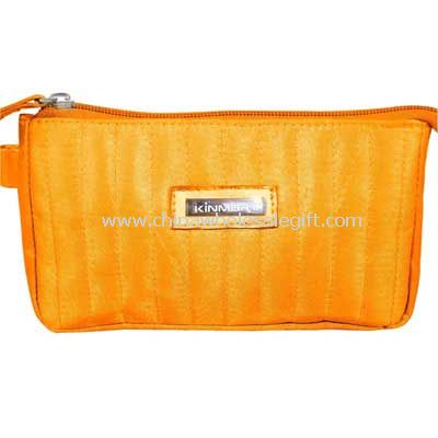 Small Satin Stitched Toiltry Bag