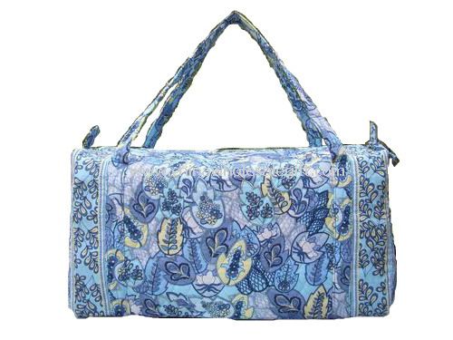Quilted Cotton Duffel Bag
