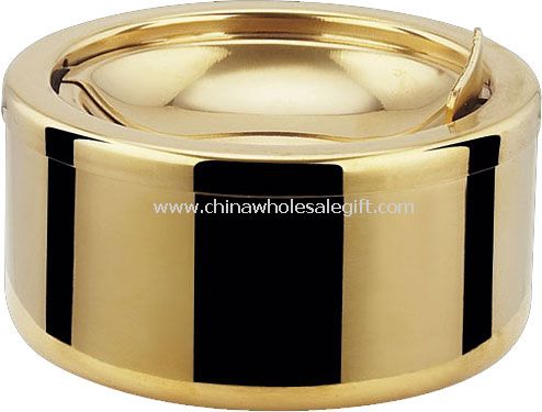 Golden Stainless Steel Ashtray