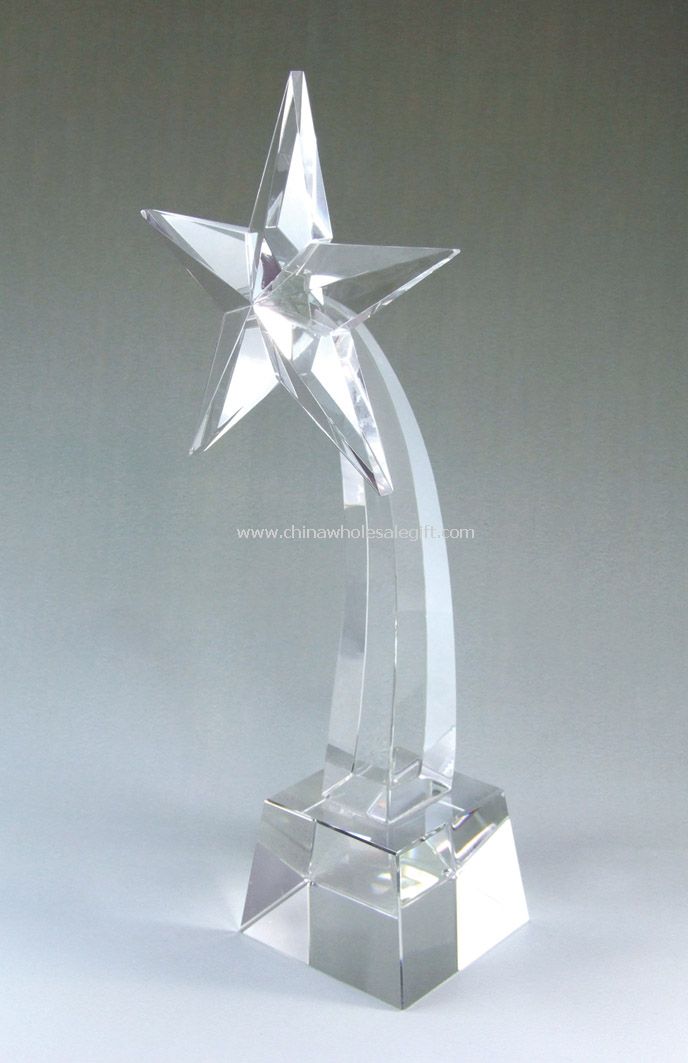 K9 crystal Trophy