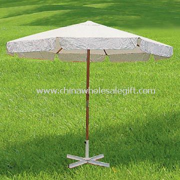 Wooden Garden Umbrella