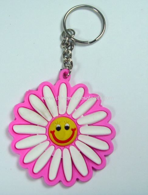 Rubber keychain