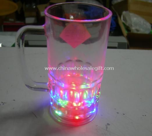 Light Up Glass Beer Mug