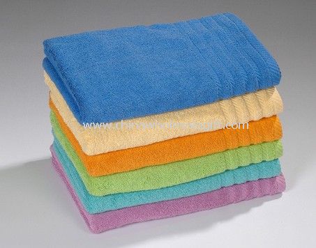 100% Cotton Plain Dyed Jacquard Towel