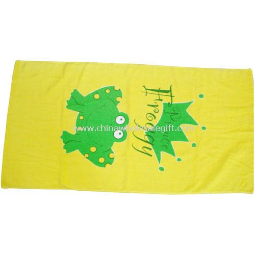 Velour Reactive Printed Bath Towel