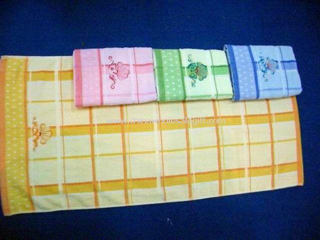 Embroidered Bath Towel