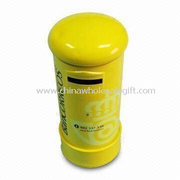 Round Tin Money Ban