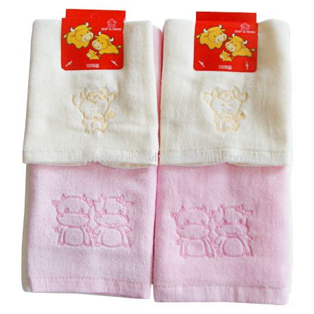 Velour Embroidery Towel Set