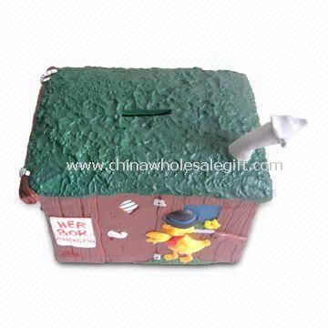 Cartoon House Coin Bank