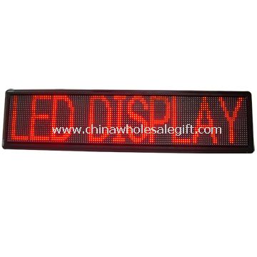 Semi-Outdoor 11.43mm Pitch 24x120 Red Color LED Sign