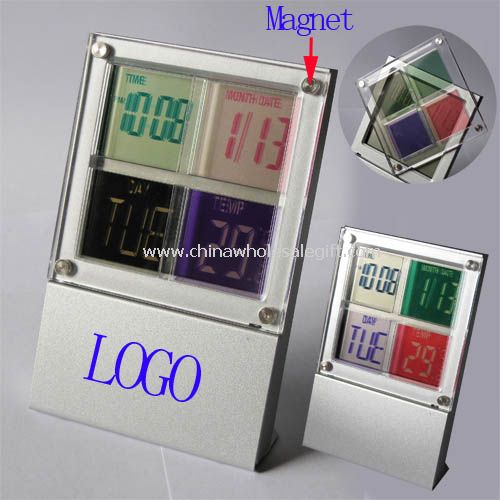 Colorful LCD Alarm Clock