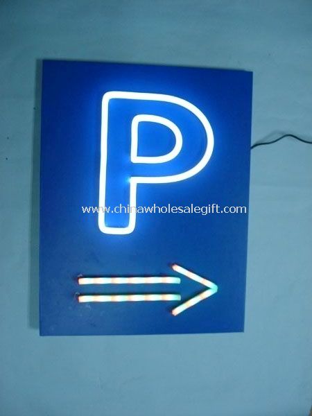LED Neon Sign for parking lot