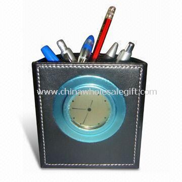 Metal Cortex Pen Holder with Calendar