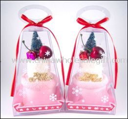 Christmas Element Cake Towel