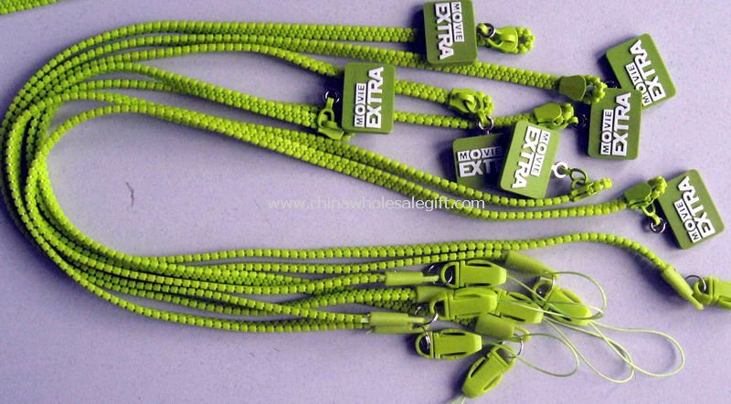 Plastic Zipper Lanyard