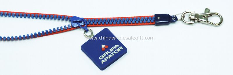 PVC Zipper Lanyards